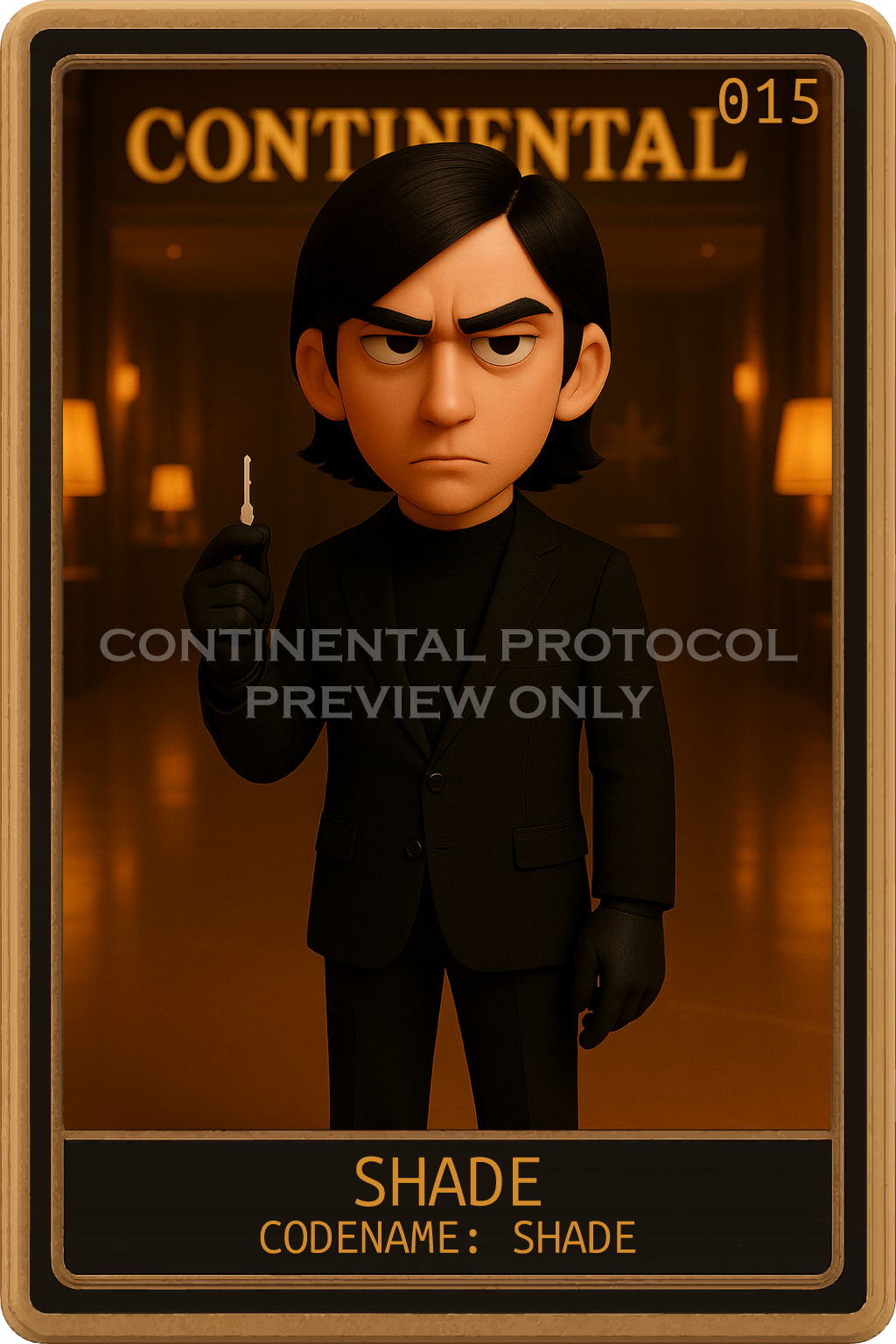 Card 015 — Shade front