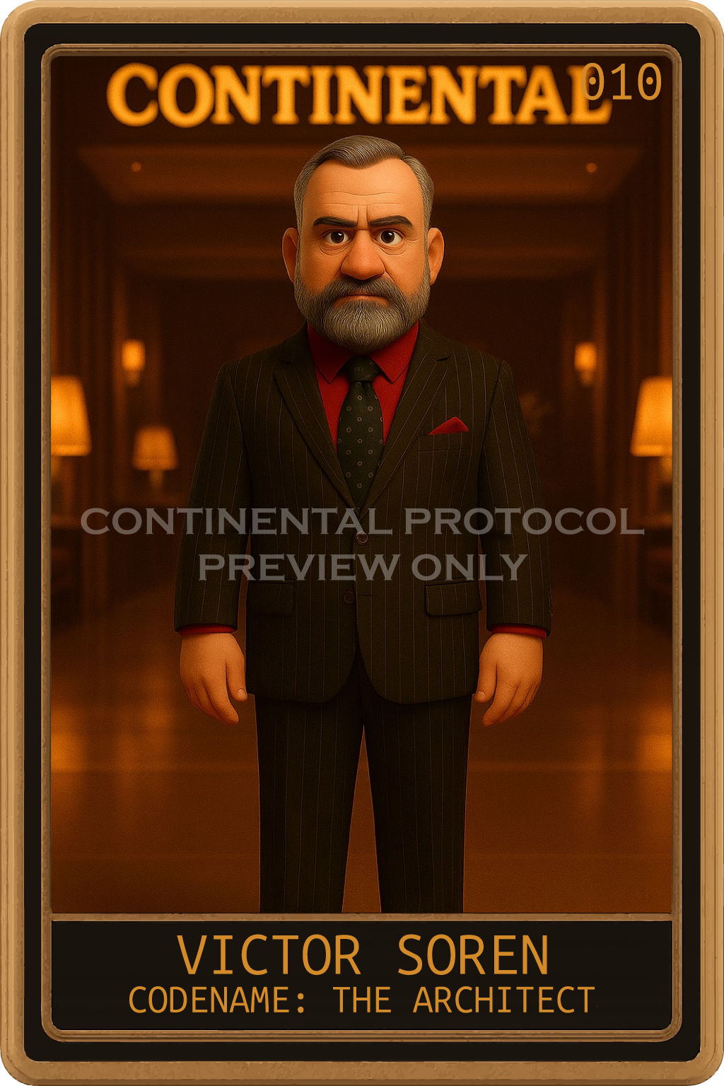 Card 010 — Victor Soren front